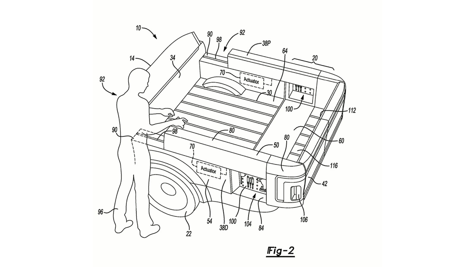 Πατέντα της Ford επεκτείνει την καρότσα στα pick-up! 